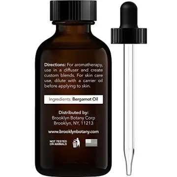 Brooklyn Botany 100% Pure Bergamot Essential Oil