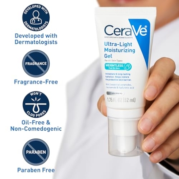 CeraVe Ultra-Light Moisturizing Gel | Fragrance-Free Hydrating Moisturizer