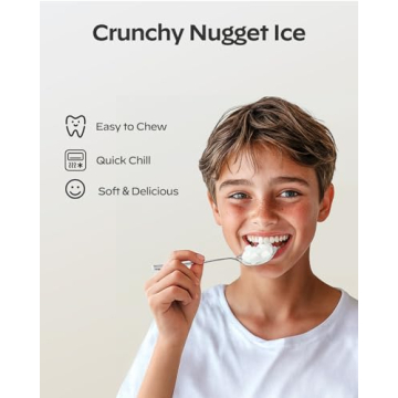 Compact Nugget Ice Maker for Home & RV - 33 lbs