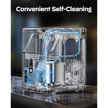 Compact Nugget Ice Maker for Home & RV - 33 lbs