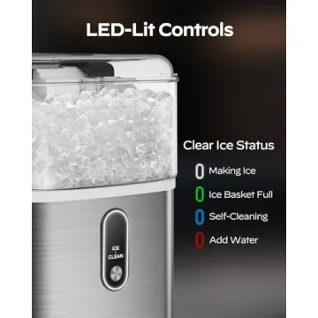 Compact Nugget Ice Maker for Home & RV - 33 lbs