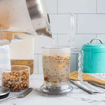 Adagio Teas ingenuiTEA Bottom-Dispensing Teapot,clear,16 oz