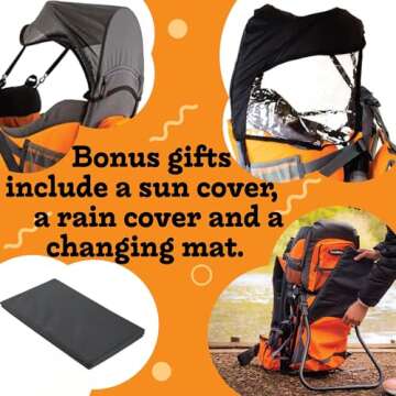 Comfortable Hiking Baby Carrier Backpack for Parents