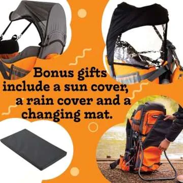 Comfortable Hiking Baby Carrier Backpack for Parents