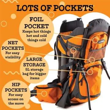 Comfortable Hiking Baby Carrier Backpack for Parents
