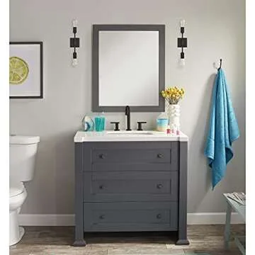 Linea di Liara Berbella 2-Light Matte Black Bathroom Vanity Light Fixtures Modern Wall Sconces Lighting Fixture Wall Lights for Hallway and Bedroom Sconces with Two LED Bulbs Included, UL Listed