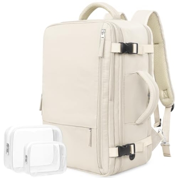 Rinlist Travel Backpack - Airline Approved Carry-on, Stylish & Functional