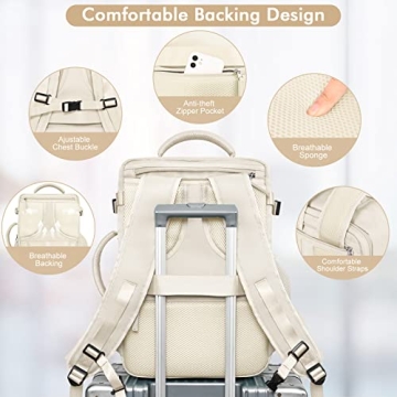 Rinlist Travel Backpack for Carry-on Luggage and More