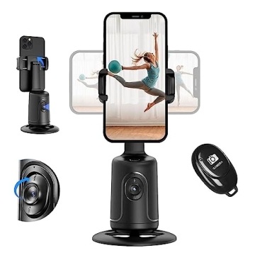 Auto Face Tracking Tripod 360° Rotation - Auto Tracking Phone Holder