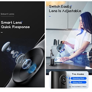 KAMISAFE Auto Tracking Tripod with Remote and 360° Rotation