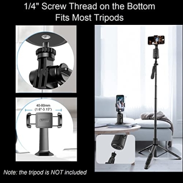 KAMISAFE Auto Tracking Tripod with Remote and 360° Rotation