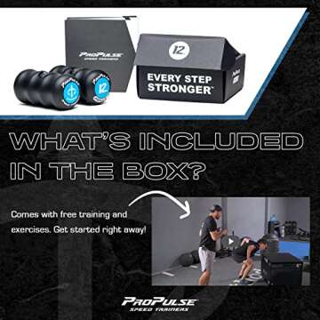 WeckMethod ProPulse® Speed Trainers - Hand Weights for Workout, Running, Walking, Boxing, Physical Therapy, Aerobics, Weight Loss - Agility, Speed Training Equipment for Men and Women