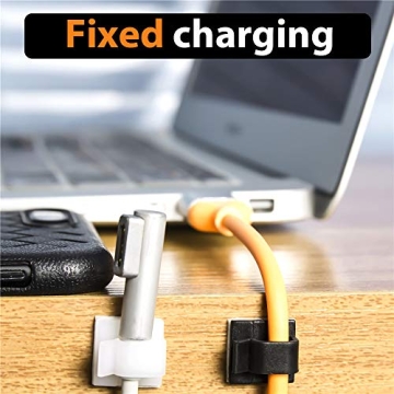 Durable Adhesive Cable Clips for Home, Office & Car