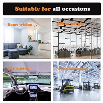 Durable Adhesive Cable Clips for Home, Office & Car