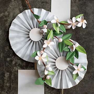 RUSPEPA White Kraft Paper Roll - 12 inches x 100 feet - Recyclable Paper Perfect for for Crafts, Art,Small Wrapping, Packing, Postal, Shipping, Dunnage & Parcel