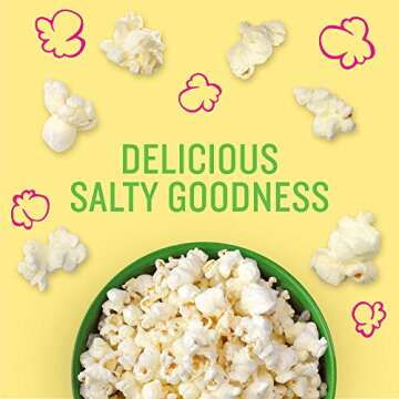 Angie's Boomchickapop Sea Salt Microwave Popcorn, 3.29 Oz, 3 Ct