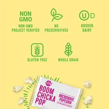 Angie's Boomchickapop Sea Salt Microwave Popcorn, 3.29 Oz, 3 Ct