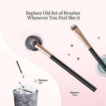 Luxurious 10-Set Eye Brush Collection for Flawless Application