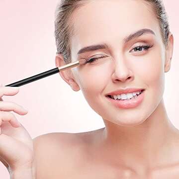 Luxurious 10-Set Eye Brush Collection for Flawless Application