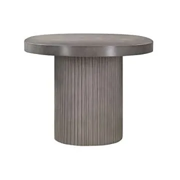 Armen Living Wave Oval Dining Table | Stylish Concrete Design
