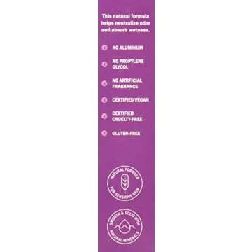 Schmidt's Natural Deodorant for Sensitive Skin - Lavender Tips, 3.25 ounces. Stick for Women and Men