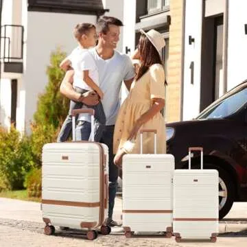 Stylish NEISIA 5 Piece Luggage Set for Effortless Travel