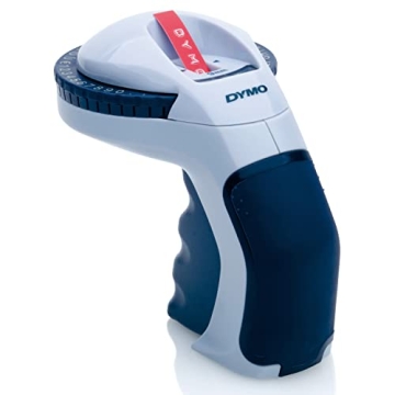 Dymo S0717930 Omega Home Embossing Label Maker, Grey and Navy, Embosser