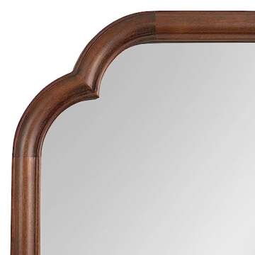 Kate and Laurel Glenby Scalloped Wall Mirror - 24x36