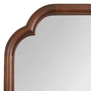 Kate and Laurel Glenby Scalloped Wall Mirror - 24x36