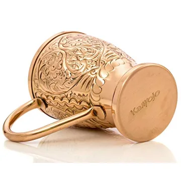 Kamojo Moscow Mule Copper Mugs Set for Cocktails