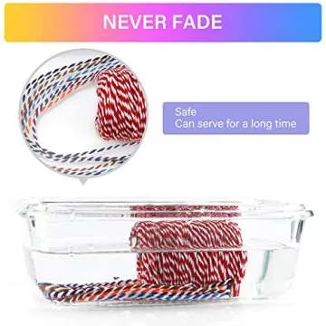 HULISEN Colorful Bakers Twine Set of 15 Rolls for Crafts