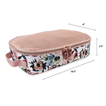 Itzy Ritzy Packing Cubes for Travel - 3 Stylish Organizers