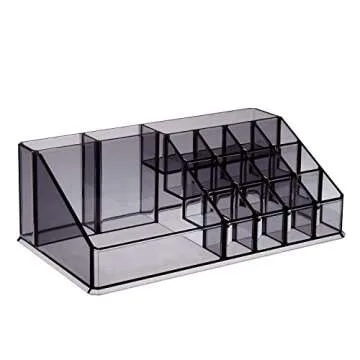 Ikee Design Jewelry and Makeup Organizer Set - Translucent Gray