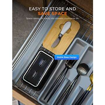 Butter Dish with Lid, Large Butter Dish for Countertop, Ceramic Butter Dish with Knife Double Silicone Seal Unique Stone Butter Dishes with Covers for Farmhouse Kitchen Decor Home Decor Black