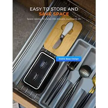 Elegant Butter Dish with Lid for Farmhouse Kitchen