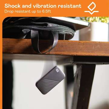 WD 2TB My Passport SSD External Solid State Drive