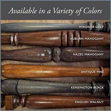 Amy Howard at Home - Water-Based Gel Stain - Vintage and Antique Furniture Restoration - Great on Wood - English Walnut Glaze Finish (16 oz)