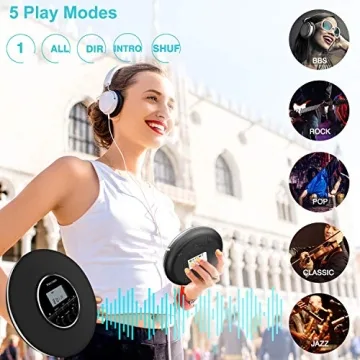 Soulcker Portable CD Player for Music Lovers and Students