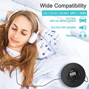 Soulcker Portable CD Player for Music Lovers and Students