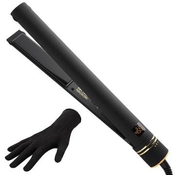 Hot Tools Pro Artist Black Gold Evolve Ionic Salon Flat Iron - Ultimate Hair Styling