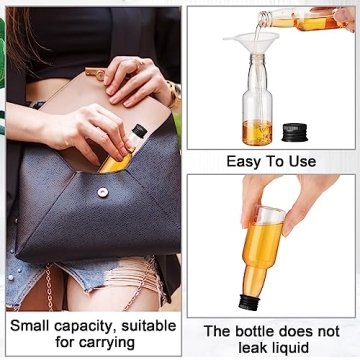 120 Mini Liquor Bottles with Funnels for Perfect Parties