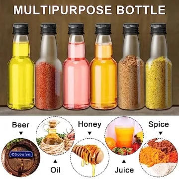 120 Mini Liquor Bottles with Funnels for Perfect Parties