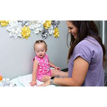 iLuvBamboo Waterproof Changing Pad Liners , Longer & Wider Changing Table Cover -Portable,Reusable & Washable Diaper Change Mat for Baby Gifts & Showers , 3 Count (Pack of 1)