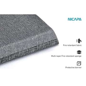 Nicapa Heat Press Mat (16x20 inch) for Cricut Easypress Craft Vinyl Ironing Insulation Transfer Heating Mats for Heat Press