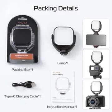 ULANZI VL66 Mini Video Portable Light - Bi-Color & Dimmable