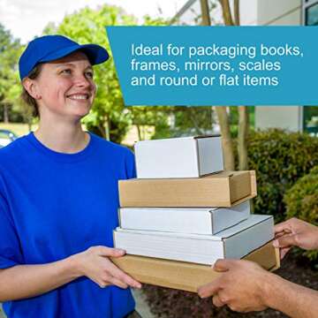 White Cardboard Shipping Boxes 50 Pack 6x4x3 Inches