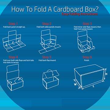 White Cardboard Shipping Boxes 50 Pack 6x4x3 Inches