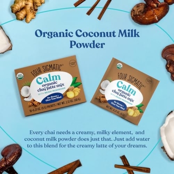 Chai Latte by Four Sigmatic | Organic & Caffeine-Free Delight