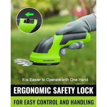 Lightweight WORKPRO Cordless Grass Shear & Hedge Trimmer