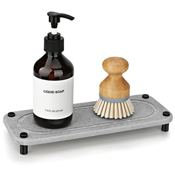 kickic Instant Dry Bathroom Organizer for Neat Sinks